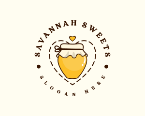 Honey Sweet Jar logo design