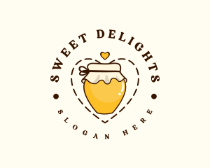 Honey Sweet Jar logo design