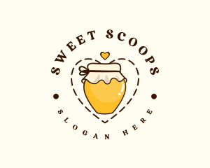 Honey Sweet Jar logo design