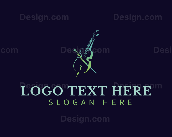 Violin Instrument Music Logo