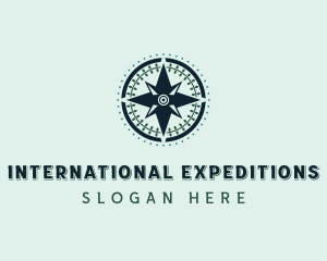 Traveler Compass Expedition logo design