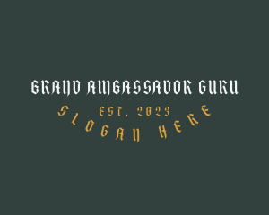 Generic Gothic Brand logo design