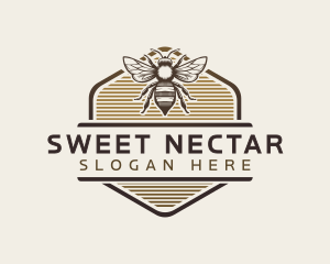 Bee Honey Farm  logo design