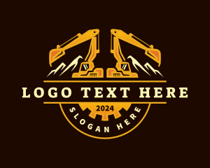 Mountain Excavator Digger logo