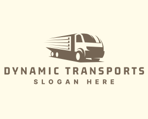 Transportation Truck Delivery logo design