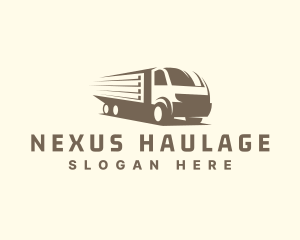 Transportation Truck Delivery logo design