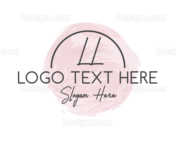 Elegant Feminine Watercolor Logo