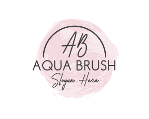 Elegant Feminine Watercolor logo design