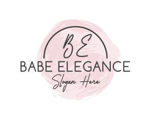 Elegant Feminine Watercolor logo design