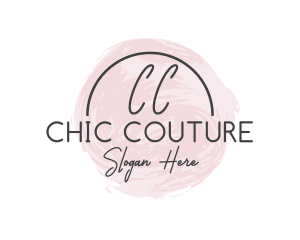 Elegant Feminine Watercolor logo design