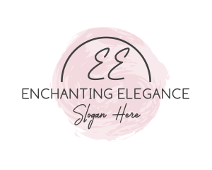 Elegant Feminine Watercolor logo design