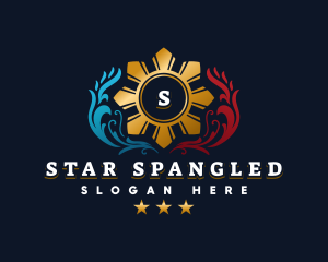 Filipino Sun stars logo design