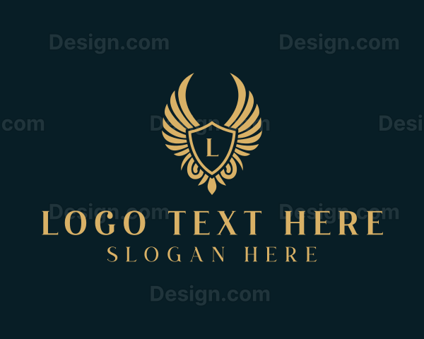 Stylish Royal Shield Logo