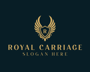 Stylish Royal Shield logo design