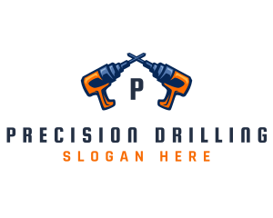 Drill Maintenance Builder logo design