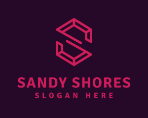 Modern Letter S Ruby logo design