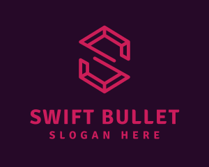 Modern Letter S Ruby logo design