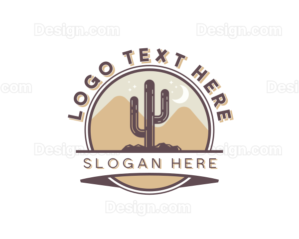 Cactus Desert Hiking Logo