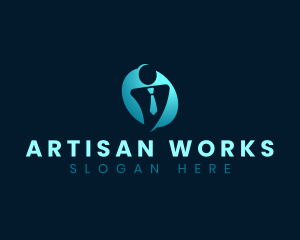 Businessman Human Employee logo design