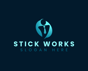 Businessman Human Employee logo design