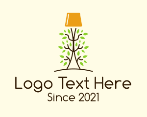 Lamp Leaf Plant logo
