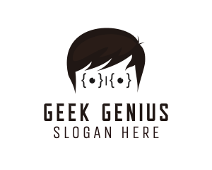 Geek Code Programmer  logo design