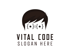 Geek Code Programmer  logo design