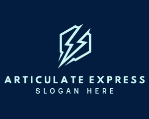 Lightning Bolt Express logo design