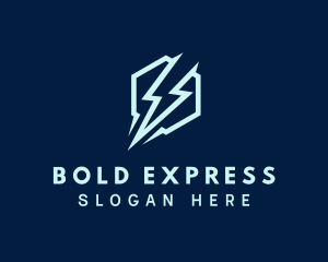 Lightning Bolt Express logo design