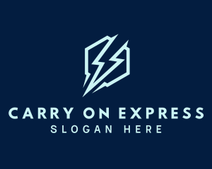 Lightning Bolt Express logo design