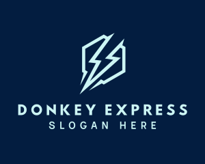 Lightning Bolt Express logo design