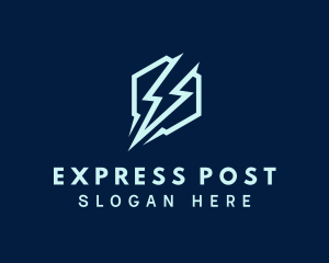 Lightning Bolt Express logo design