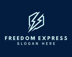 Lightning Bolt Express logo design