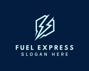 Lightning Bolt Express logo design