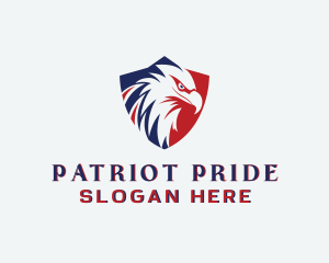 Eagle Bird Shield logo design