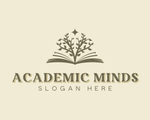 Academic Book Tree logo design