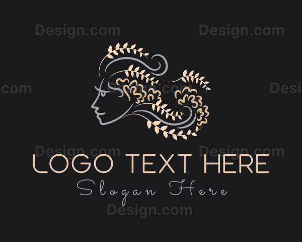 Floral Goddess Beauty Logo