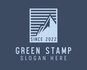 Mountain Post Stamp logo design