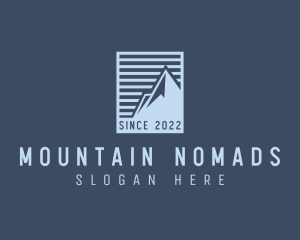 Mountain Post Stamp logo design