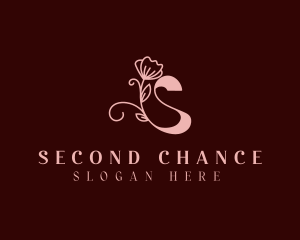 Feminine Floral Letter S logo design