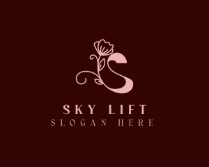 Feminine Floral Letter S logo design