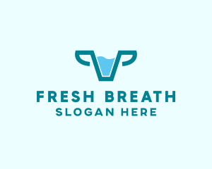 Fresh Cow Milk  logo design