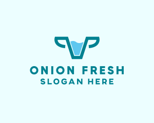 Fresh Cow Milk  logo design