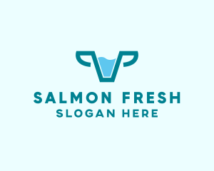 Fresh Cow Milk  logo design