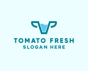 Fresh Cow Milk  logo design