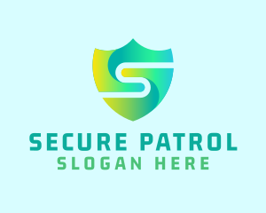 Cyber Security Letter S logo design