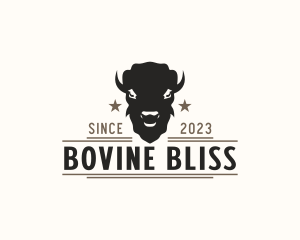 Buffalo Meat Steakhouse logo design