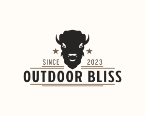 Buffalo Meat Steakhouse logo design