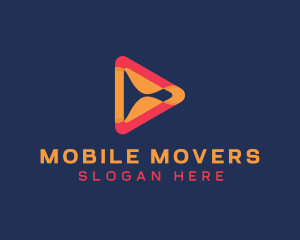 Modern Media Player logo design