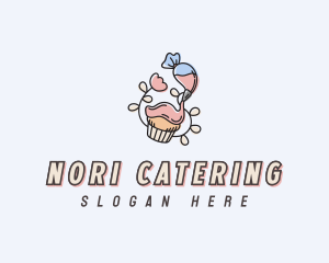 Floral Cupcake Patisserie logo design